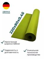 Коврик для йоги Yogastuff Ришикеш зеленый 220*80 см