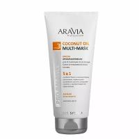 ARAVIA Маска мультиактивная 5 в 1 для регенерации ослабленных волос и проблемной кожи головы Coconut Oil Multi-Mask, 200 мл
