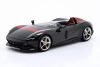Машинка Bburago Ferrari Monza SP1, 1/24 черный 18-26027