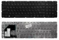 Клавиатура HP Pavilion Envy 15-b, Sleekbook 15, TouchSmart 15-b100 Series. Плоский Enter. PN: 701684-251, черная, без рамки