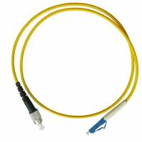 Патч-корд оптический (optic patch cord) LC/UPC-FC/UPC одномодовый (singlemode, sm) 3 метра (Количество 2 шт.)