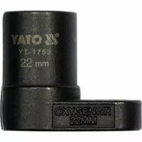 Головка торцевая для лямбда-зонда, 22 мм, YT1753 TOYA / YATO YT-1753