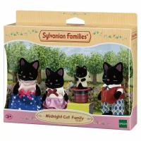 Фигурки Sylvanian Families Семья Черных котов 5530, 4 шт