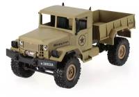 Радиоуправляемый военный грузовик HENG LONG Rock Crawler Army Car 4WD масштаб 1:16 2.4G - 3853A