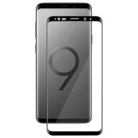 Защитное стекло MEDIAGADGET 3D FULL COVER GLASS для Samsung Galaxy S9 (черная рамка)