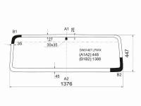 Стекло Лобовое В Клей Jeep Wrangler (Tj) 2d 97-06 XYG арт. DW01407 LFW/X