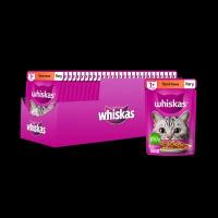 Корм для кошек WHISKAS телятина рагу пауч 75г (упаковка - 28 шт)