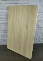 Столешница деревянная для стола, без шлифовки и покраски, 120х80х4 см