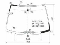 Стекло Лобовое Mazda Mpv Lw# 99-06 XYG арт. LC70 LFW/X