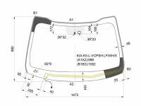 Стекло Лобовое С Обогремом Щеток + Дд Kia Optima 4d 10-15 XYG арт. KIA-K5-L-VCPSH LFW/H/X