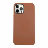 Чехол K-Doo Noble Collection для смартфона Apple iPhone 12 Pro Max кожаный, коричневый