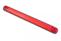 Габарит светодиодный Красный 24В рифленый 175 LONG 48 диодов