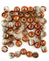 Стеклянные чешские бусины, круглые, Glass Pressed Beads, 2 мм, цвет Crystal Sunset, 150 шт