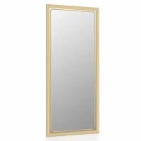 Зеркало 119С орех, греческий орнамент, ШхВ 45х100 см, зеркала для офиса, прихожих и ванных комнат, горизонтальное или вертикальное крепление