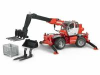 Погрузчик Bruder колесный Manitou MRT 2150 с ковшом (02-129) 1:16 52 см