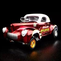 Коллекционная машинка Hot Wheels RLC Exclusive ’41 Willys Gasser Holiday Car (Хот Вилс эксклюзив РЛК 41-й Виллис Гассер)