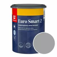 Краска интерьерная Tikkurila Euro Smart 2 RAL 7004 (Сигнальный серый - Signal grey) 0,9 л