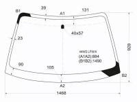 Стекло Лобовое Subaru Impreza 5D Wgn 00-07 XYG арт. 44WS LFW/X