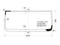 Стекло Лобовое Man Tg Small 00- XYG арт. 4911AGNBL LFW/X