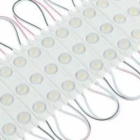 Светодиодный модуль SMD5630, 2 Вт, 3 LED, 180 Lm, IP65, 3000К, 12V т-белый, набор 20 шт