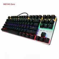 Клавиатура игровая проводная METOO Zero механический 87/104 клавиши