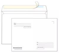 Конверт белый С4 (229*324 мм), стрип-лента, кому-куда - 250 шт