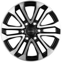 Колесный диск Khomen Wheels KHW1805 на Toyota LC PRado 7.5x18 PCD 6x139.7 DIA 106.1 ET25 BLF