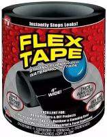 Сверхсильная клейкая лента Flex Tape / Черная / 10 см