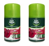 Master Fresh Освежитель воздуха, сменный баллон, Экзотическая роза, 250 мл, 2 шт