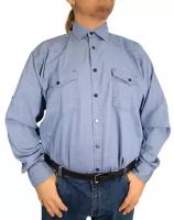 Рубашка BARCOTTI, размер 4XL, голубой