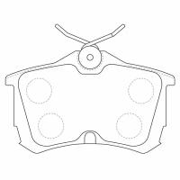 PN8109 Тормозные колодки дисковые NiBK