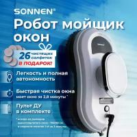 Робот-мойщик окон Sonnen Tech RWC-121 Ultra Clear, датчик от падения, 26 салфеток, пульт ДУ