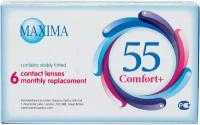 Контактные линзы Maxima 55 Comfort Plus 1 месяц R. 8.6 SPH -3.50