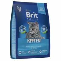 Сухой корм для котят Brit Premium Cat с курицей 400 г