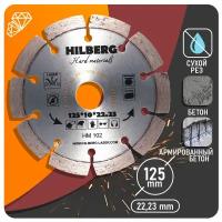 Диск алмазный отрезной 125*22,23 Hilberg Hard Materials Лазер Trio Diamond HM102