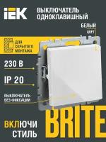 Выключатель IEK BR-V14-0-10 BRITE, 10 А