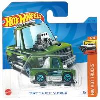 Базовая машинка Hot Wheels TOON'D '83 CHEVY SILVERADO, зеленая, Хот Вилс Mattel арт. 5785/HKH98