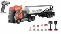 Радиоуправляемый грузовик цистерна и набор дорожных знаков (2WD, акб, 1:16) - GM1927 (GM1927)