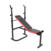 Скамья силовая со стойками UNIX Fit BENCH 120 регулируемая, cкладная, нагрузка на скамью до 240 кг, 120 x 68 x 110-122 см. UNIXFIT