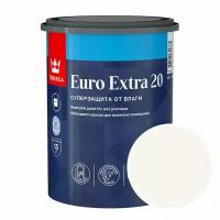 Краска моющаяся Tikkurila Euro Extra 20 RAL 9016 (Транспортный белый - Traffic white) 0,9 л