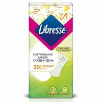 Либресс / Libresse Ежедневные прокладки Натуральная забота Normal Plus 20 шт