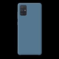 Чехол Liquid Silicone Case для Samsung Galaxy A71 (2020), синий, Deppa 87425