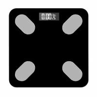 Весы напольные с анализатором жира Smart Scale, черные