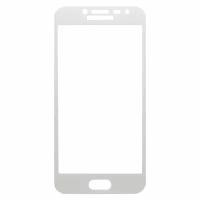Защитное стекло для Samsung J250F Galaxy J2 (2018) (полное покрытие) (белое)