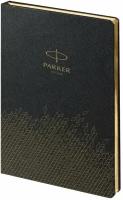 Parker P1113305 Ежедневник недатированный, черный c нанесением logo parker