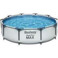 Бассейн каркасный Steel Pro Max 305*76см, с ф-насосом, 56408 Bestway