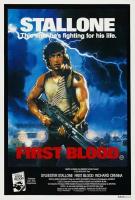 Плакат, постер на холсте Рэмбо: Первая кровь (First Blood, 1982г). Размер 60 х 84 см