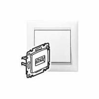 Legrand (Легранд) RJ-45 UTP 1 разъем на винтах белый, Valena 774238