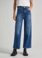 Джинсы широкие Pepe Jeans Lexa, размер 30, голубой