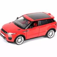 Машина металлическая Msz 68664-1 Range Rover Evoque свет и звук красный 1:32